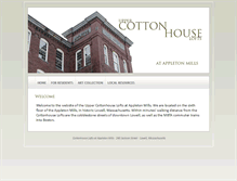 Tablet Screenshot of cottonhouselofts.com